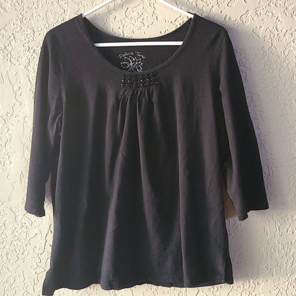 Avenue Pintuck Tunic-Size 18/20